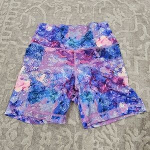Fleo Biker Shorts 'Miss Jewel" Print Small